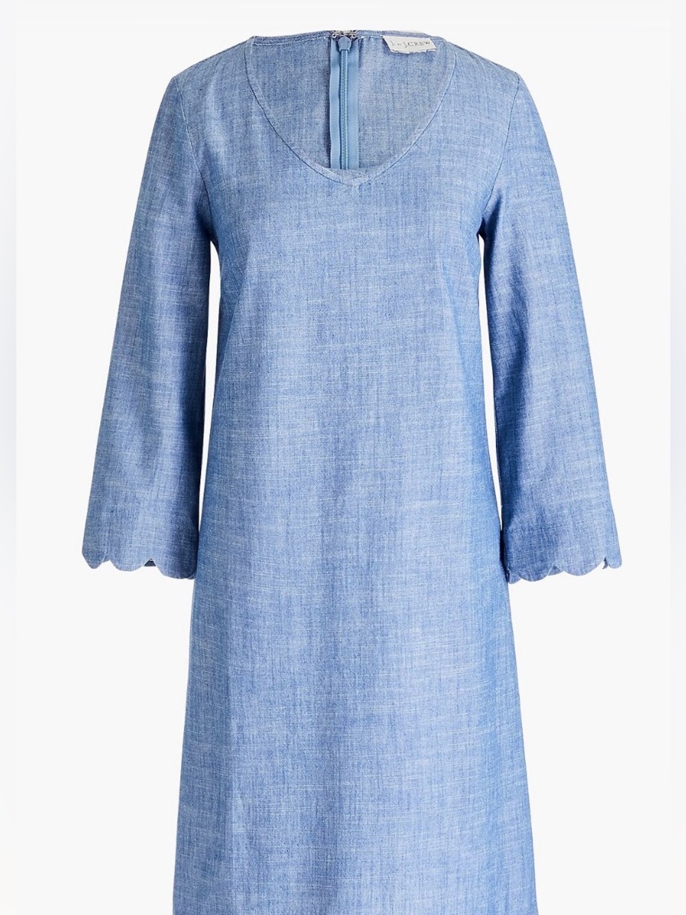 J. Crew Light Blue Denim Dress